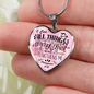 Philippians 4:13 (Heart) - Luxury Heart Necklace