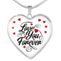 Love You Forever Necklace - Made in the USA - Fast US Delivery in 5-10 Days