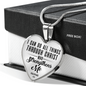 Philippians 4:13 - Premium Heart Necklace