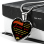 To My Wife (Loving You) - Luxury Heart Necklace