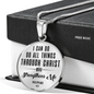 Philippians 4:13 - Luxury Circle Necklace