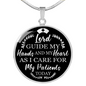 Christian Nurse - Circle Pendant Necklace