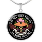 Nursing (Corinthians 16:14) - Circle Pendant Necklace