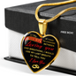 To My Wife (Loving You) - Luxury Heart Necklace