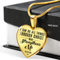 Philippians 4:13 - Premium Heart Necklace