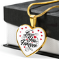 Love You Forever Necklace - Made in the USA - Fast US Delivery in 5-10 Days