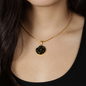 Let Go Let God - Luxury Necklace w/ Circle Pendant