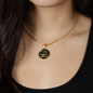 I Choose To Be Happy - Luxury Necklace w/ Circle Pendant