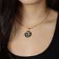 Turtle Lovers (Jeremiah 29:11) - Circle Pendant Necklace