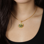 Let Your Light Shine (Lighthouse) - Circle Pendant Necklace