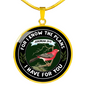 Bird Lovers (Jeremiah 29:11) - Circle Pendant Necklace