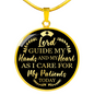 Christian Nurse - Circle Pendant Necklace