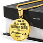 Philippians 4:13 - Luxury Circle Necklace