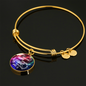James 1:12 - Luxury Bangle w/ Circle Pendant