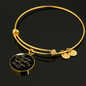 Psalm 56:3 - Luxury Bangle w/ Circle Pendant