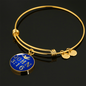 John 3:16 - Luxury Bangle w/ Blue Charm