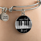 Piano Heals - Adjustable Luxury Bangle