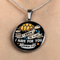 Turtle Lovers (Jeremiah 29:11) - Circle Pendant Necklace