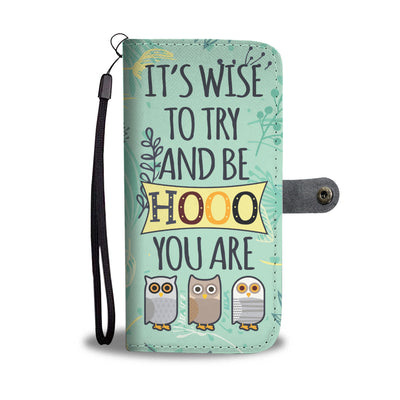 Wise Owl - RFID Wallet Phone Case