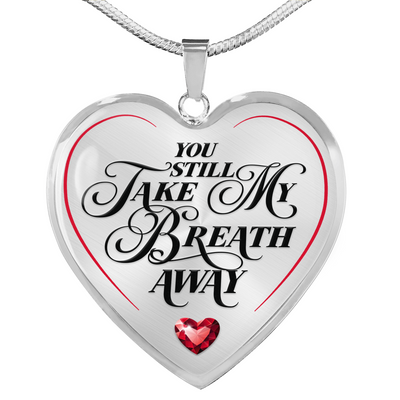 Take My Breath Away - Luxury Heart Necklace