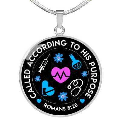 Nursing Purpose - Circle Pendant Necklace