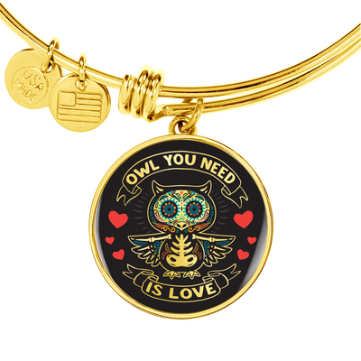 Owl You Need Is Love - Bangle w/ Charm